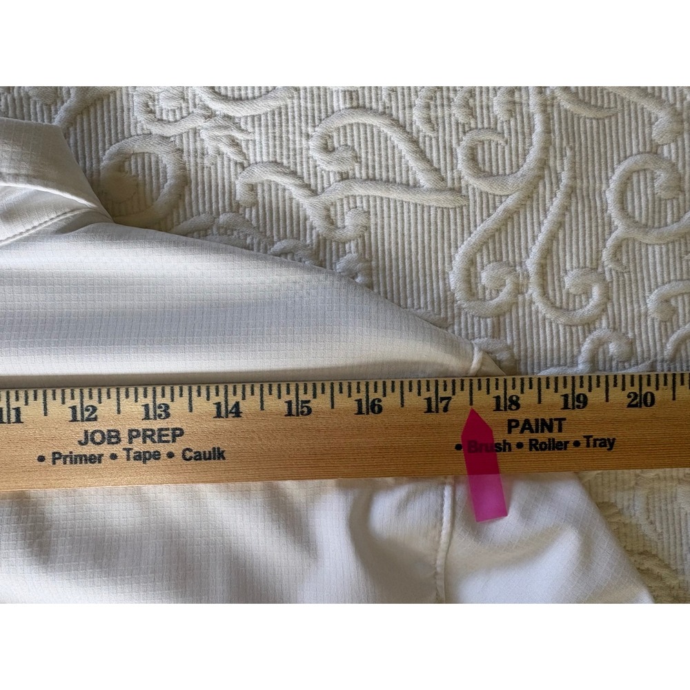 Columbia PFG Tamiami II White Long Sleeve Fishing Shirt Womens XL UPF 40 Vent - Picture 12 of 13